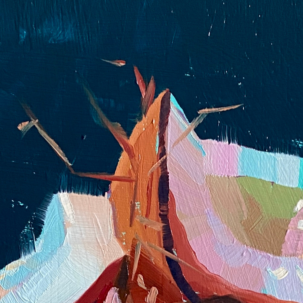 Pintura al óleo de coco