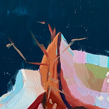 Pintura al óleo de coco