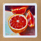 Glowing grapefruits - Oil painting Print