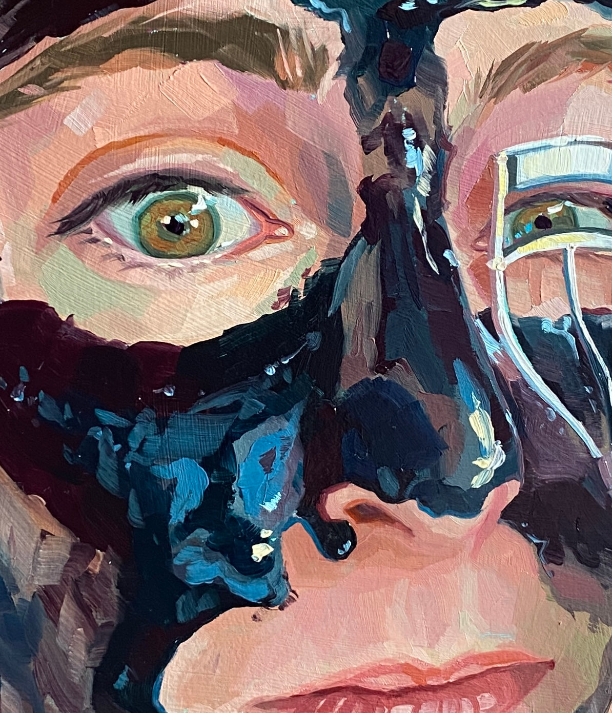 Autocuidado IV Pintura al Óleo