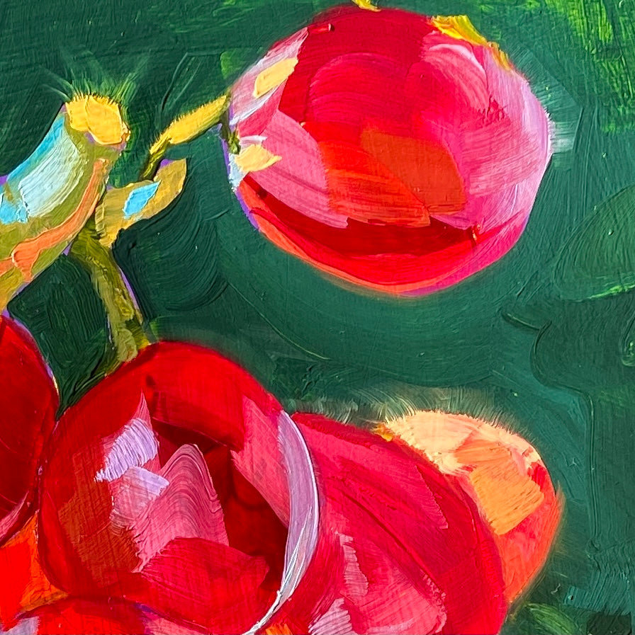Pintura Al Óleo De Uvas
