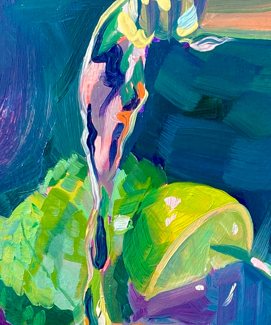 Ginger Ale - Original Oil Painting - Cocktail Art - 8x10 inches