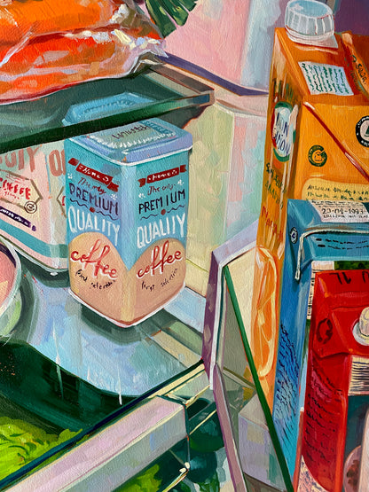 Fridge Universe Oil Painting | Large Scale Fine Art | Alai Ganuza