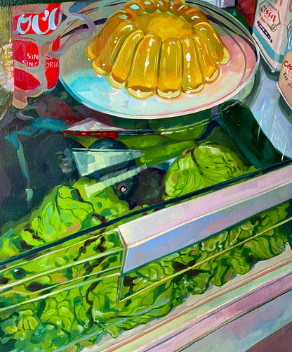 Fridge Universe Oil Painting | Large Scale Fine Art | Alai Ganuza