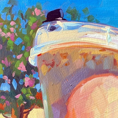 Two Boba Tea Cups - Original Oil Painting - Bubble Tea Art - 9 inches