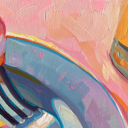 Pintura al óleo Pain au chocolate
