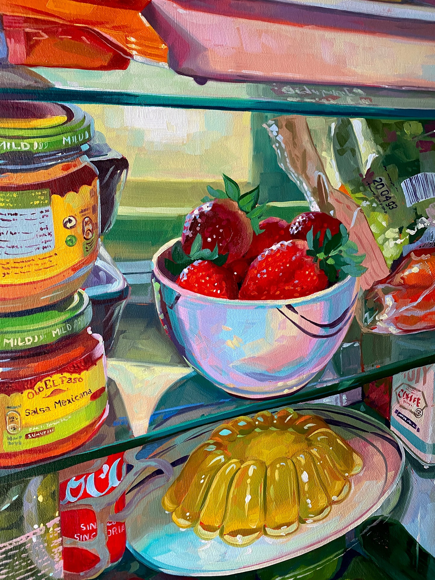 Fridge Universe Oil Painting | Large Scale Fine Art | Alai Ganuza