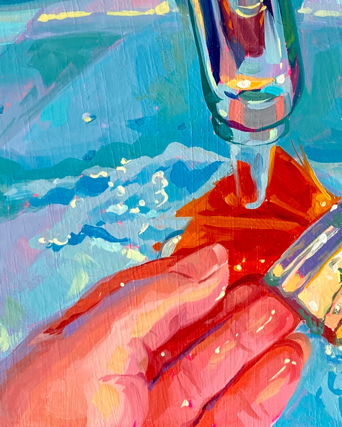 Pinceles de limpieza II Pintura al Óleo