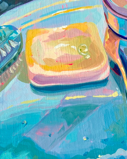 Pinceles de limpieza II Pintura al Óleo