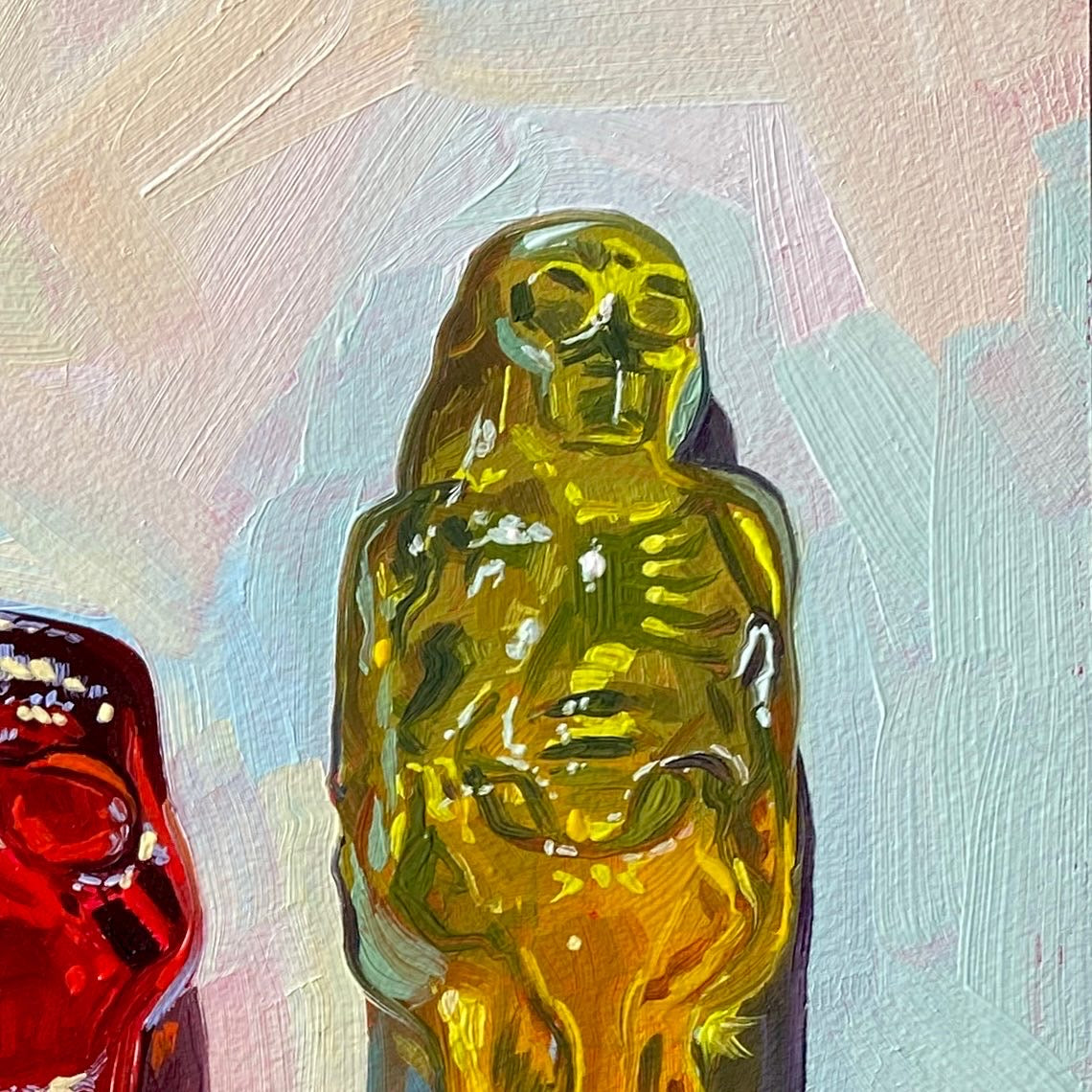 Spooky Gummies - Original Oil Painting - Halloween Candy Art - 6 inches