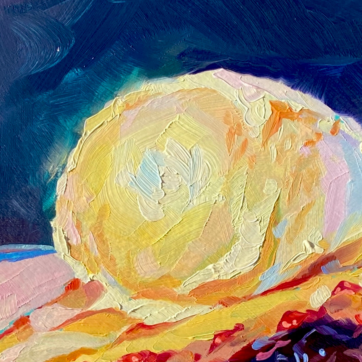Pastel de arándanos Pintura al óleo