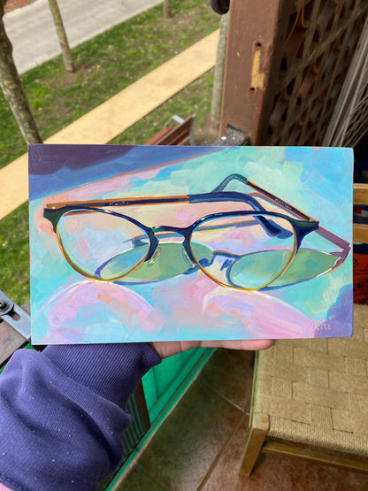 Gafas III Pintura Al Óleo
